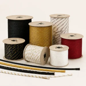 Original technical cord and braid material composition